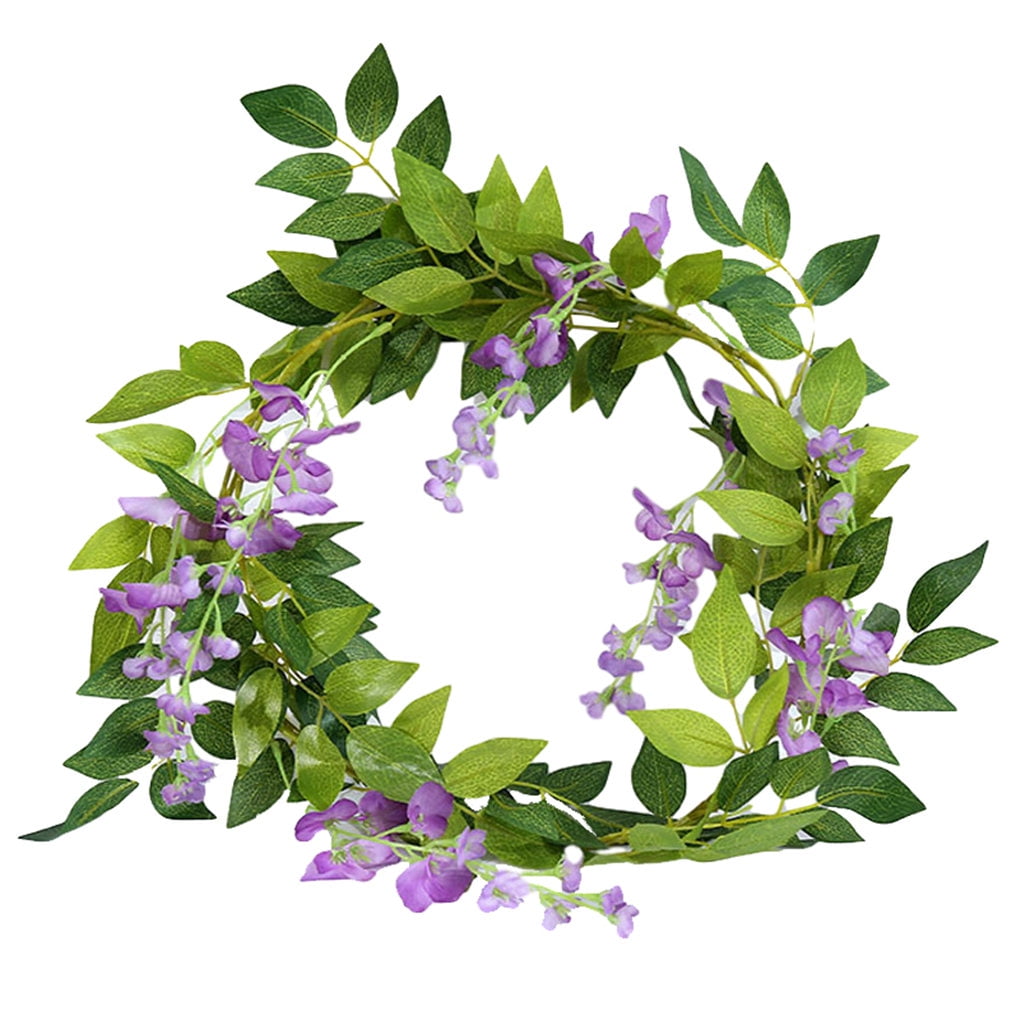 Artificial Flower Wreath Simulation Floral Garland Door Window Wall