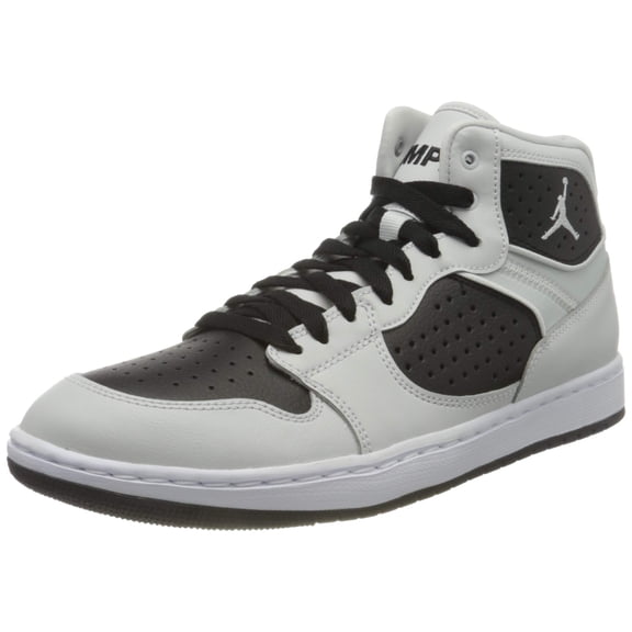Jordan Access Men's size 10 Grey Black White Leather Athletic Shoes AR3762 010
