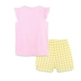 thumbnail image 5 of WOYY Infant Girls Outfits Lemon Print Tank Top Shorts Summer Clothes Set, Sizes 12-18M, 5 of 6