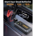 thumbnail image 2 of Arrancador de batería para auto NACKEO 5000A 12V gasolina 9L diésel 8.5L, 2 of 7