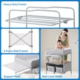 thumbnail image 4 of Sweeby Baby Changing Table, Foldable Diaper Station with Organizer and Waterproof Pad, 4 of 7