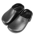 thumbnail image 2 of Summer Chef Shoes EVA Rubber Black Breathable Non Slip Work Shoes for Men Restaurant Work Place Black 39, 2 of 5