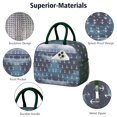 thumbnail image 4 of Lunch Bag Lunch Box for Women Reusable Insulated Lunch Bags,Water-Resistant Marine White Anchors Cooler Lunch Tote Bag, Large Capacity for Work Travel Picnic, 4 of 6