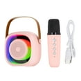 thumbnail image 2 of Family Karaoke Machine, Multifunction Easy To Use Compact Long Battery Life Handheld Mini Karaoke Machine with Microphone for Family Home Party for Kids Adults, 2 of 8