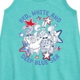 thumbnail image 2 of SpongeBob SquarePants - Red, White and Deep Blue Sea - Toddler and Youth Girls A-line Dress, 2 of 5
