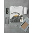 thumbnail image 3 of Grim Reaper With Sickle Dabbing T-Shirt Men -Image by Shutterstock, Male 4X-Large, 3 of 4