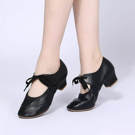 

FZM Women shoes Women Ladies Dancing Rumba Waltz Prom Ballroom Latin Ballet Dance Singles Shoes