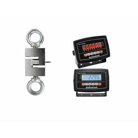 S-Type Hanging Scale 5000 lb x .5 lb Weight Capacity with LED Display - SellEton SL-925-5k
