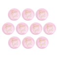 thumbnail image 2 of 10 Pcs Boutons en Métal, Boutons de Révélation de Genre pour Garçon Fille, Broche Réutilisable, Badges, Forme Ronde, pour Baby Shower, 2 of 7
