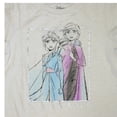 thumbnail image 2 of Disney Frozen Elsa & Anna "Courage" Ivory Big Girl's T-Shirt Large (10/12), 2 of 3