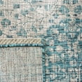 thumbnail image 6 of SAFAVIEH Courtyard Kebo Medallion Indoor/Outdoor Area Rug, Teal/Cream, 5'3" x 5'3" Square, 6 of 11