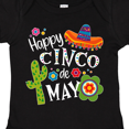 thumbnail image 4 of Inktastic Happy Cinco de Mayo- Sombrero, Cactus, Flowers Boys or Girls Baby Bodysuit, 4 of 5