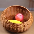thumbnail image 4 of WEUVEB Cesta Con Para Almacenamiento Decorativo En Y Oficina Material Resistente Marrón Claro, 4 of 7