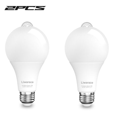 

Elegant Choise Light Bulb E26/E27 Base 120Watts LED Infrared Motion Sensor Light Bulb for Living Room