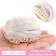 thumbnail image 2 of Extensions de Chignon en Cheveux Synthétiques Bouclés Mini Pince à Griffes Oreilles de Chat Chignons Postiches, 2 of 6