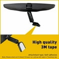thumbnail image 4 of JUNWELL10 Inch Interior Rearview Mirror Black Auto Inside Rear View Mirror Easy To Install Rearview Interior Mirror ABS Glass Car Accessories for Universal Car Black, 4 of 10