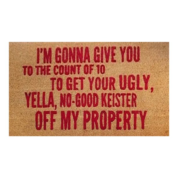 Giyblacko Carpet Door Mats Fun Door Mat Entrance Slip Indoor