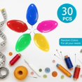 thumbnail image 2 of Clearance! Needle Threader Small Needle Eye Threader tool 10pcs Fast and Precise Threading Easy Threader Ideal for Sewing & Crafting Hand Or Machine with Case 5 Colors Needle and Thread Kit,C, 2 of 9