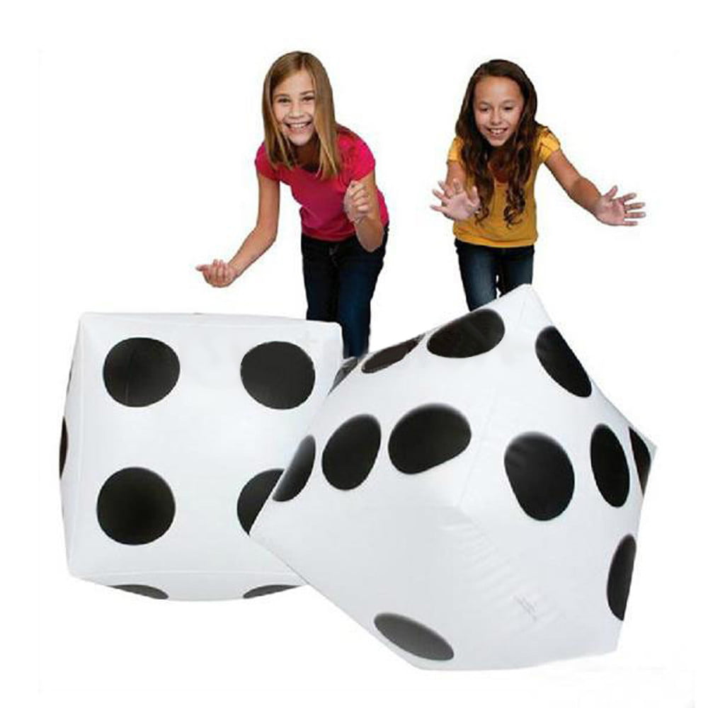 28cm Jumbo Large Inflatable Dice Dot Diagonal Giant Toy Party Air 