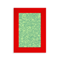 thumbnail image 1 of Motifs Verts Entrelacés Lignes Image Affichage Art Cadre Photo Rouge, 1 of 4