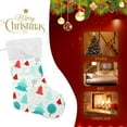 thumbnail image 4 of GZHJMY Christmas Tree Stocking 2PCS, Large Fireplace Xmas Hanging Stockings with Plush Cuff for Family Holiday Party Decorations, 17.71"x 12.20", 4 of 7