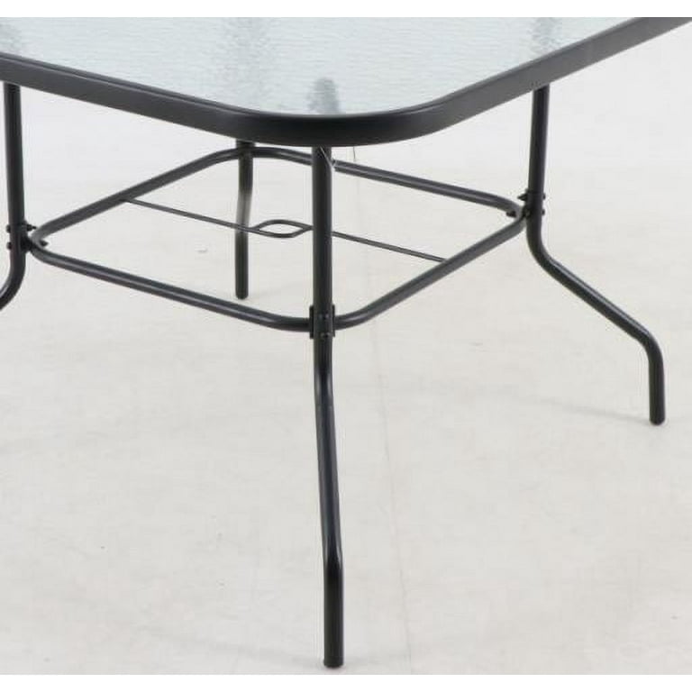 Cuba black 6 piece patio set clearance