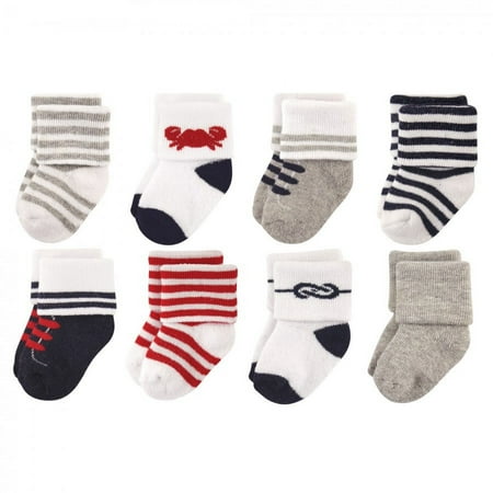 UPC: 0660168280579 | Luvable Friends Baby Boy Newborn and Baby Terry Socks Nautical 0-6 Months