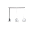 thumbnail image 2 of Living District LD4057D40C Nota 3 Light Chrome Ceiling Pendant, 2 of 2