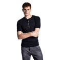 thumbnail image 2 of SCHIESSER Revival Camisa de Hombre - 1/2 Manga, Manga corta, Karl-Heinz Negro M (Medium), 2 of 3