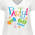 thumbnail image 4 of Inktastic 60th Birthday Party Gift Women's Plus Size V-Neck T-Shirt, 4 of 5