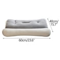 thumbnail image 3 of Fiudx Cama Ortopédica Ergonómica, Diseño Cilíndrico Blanco, Favorece La Alineación Del Cuello y La Columna, Transpirable y Cómoda, Funda de Almohada Lavable a Máquina, Compatible con Todas Las Posici, 3 of 4