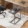 thumbnail image 3 of C Shaped End Table 2 PCS,C-Table for sofa,Side Table for Bedroom, Living Room, Home Office,Gray, 3 of 10