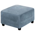 thumbnail image 2 of Cuadradas Puf Elástico Elástico Reposapiés Que de Un Asiento , Gris grisáceo BLESIY Fundas para reposapiés, 2 of 7