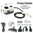 thumbnail image 3 of 2500W Fast Heating Handheld Steam Cleaner, 15s Quick Heat Up Portable Steamer for High Pressure Cleaning of Home, Kitchen, Bathroom, Car Detailing, Grout and Tile, White, 3 of 12