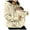 Beige, variant on Women Fleece Zip up Hoodie 2 in 1 Baby Wearing Jacket Maternity Winter Coat Thicken Kangaroo Sweatshirt Baby Wearing Outerwear (Pink, XXL)