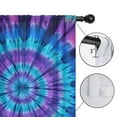 thumbnail image 4 of Blackout Kids Curtains,Blue Purple Tie Dye Pattern Childrens Insulated Curtains Set Of 2,Bedroom Essentials,Toddler Room Decor 42"x54", 4 of 5