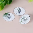 thumbnail image 4 of tegongse 100Pieces Candle Making Tealight Wick Holders Base Self Centering Votive Metal Candle Wick Sustainers Tabs DIY Supplies, 4 of 19