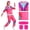 Red, variant on 80s 90s Shell Suit Costume Men Women Retro Tracksuit 1980s Fancy Dress Halloween Costumes Festival Outfit for Adults
