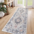 thumbnail image 1 of Vintage Area Rug x Washable Living Room Rug Indoor Print Accent Rugs for Bedroom Distressed Thin Throw Rugs Carpet for Living Room Kitchen Entryway, 1 of 7