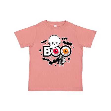 

Inktastic Boo with Ghost Bats and Eyes Boys or Girls Toddler T-Shirt