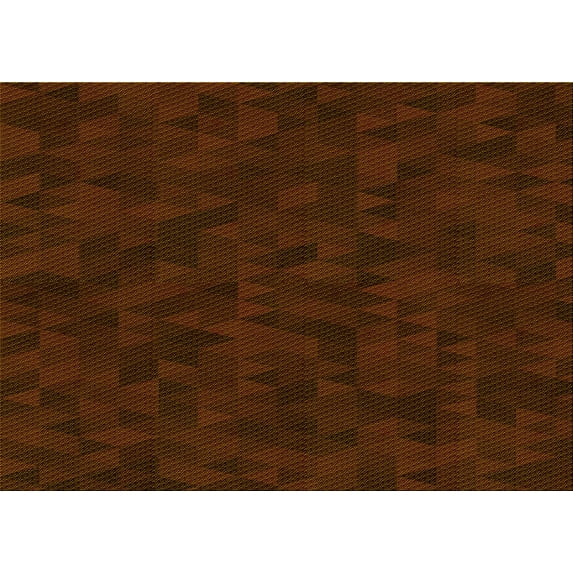 Ahgly Company Indoor Rectangle Patterned Dark Bronze Brown Area Rugs, 4' x 6'
