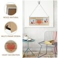 thumbnail image 4 of HINTRMENT 1 Set Mom Memorial Picture Frame Heart Shape Wall Decoration with Hemp Rope Giving for Family Friends, 4 of 4