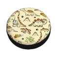 thumbnail image 2 of Kdxio Spare Tire Cover for RV Trailer, Waterproof Wheel Cover,Camper Spare Tire Cover Fit for Rv SUV Truck Travel Trailer -Cartoon Dinosaurs, 2 of 8