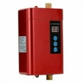 thumbnail image 3 of 24*13.5*6.5cm Red Rectangular Tankless Water Heater Electric Whole House Instant Hot for Homes Kitchens Apartments, 3 of 13