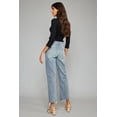 thumbnail image 2 of Kan Can Women's High Waist Raw Hem Cropped Wide Leg Jeans - KC2565L (T), 2 of 9