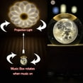thumbnail image 3 of Proyección LED Light-3D Crystal Ball Music Box Luminous Rotating Sailing Electrónica, 3 of 5