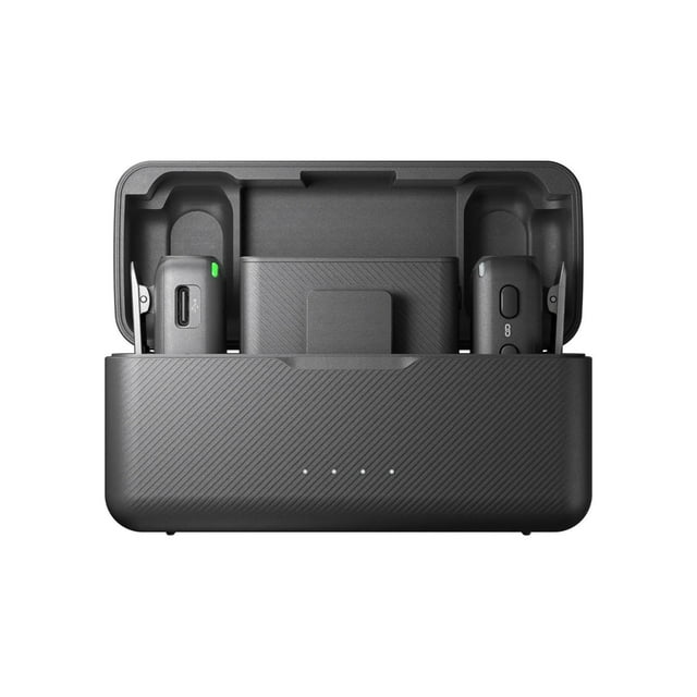 DJI Mic, micrófono lavalier con 2 transmisores y 1 Receptor, 15 Horas de batería con Estuche de Carg