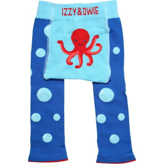 Pavilion Gift Company - Blue Octopus - 6-12 Months Baby Leggings