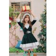 thumbnail image 4 of Disfraces de Navidad para mujer, disfraces de fiesta elegantes, traje de elfo de la señorita Claus, atuendos sexys para mujer, sudadera con capucha, vestido de Papá Noel, 4 of 4