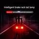 thumbnail image 1 of Portabicicletas LED Luz trasera Carga USB Bicicleta Asiento trasero Luces reflectantes, 1 of 7